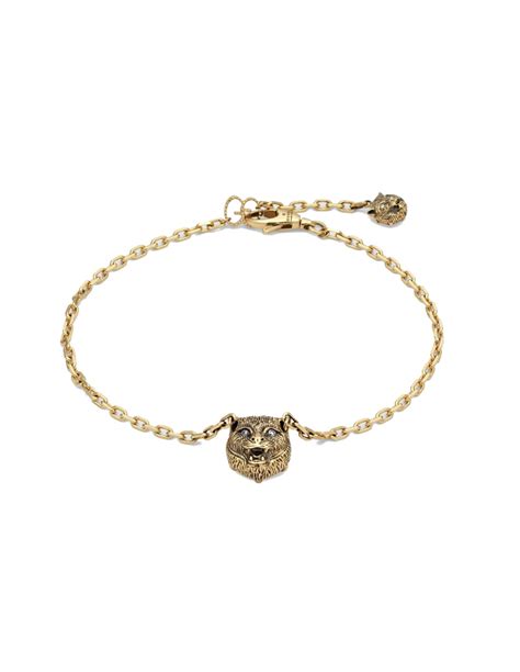 bracciale gucci teste fellini|Bracciale Gucci Le Marché des Merveilles in Oro Giallo, con .